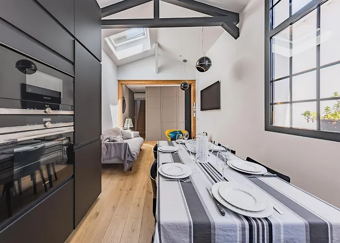 빌라 Arcachonnaise Au Centre D'arcachon Classee 3 Etoiles 아르카숑