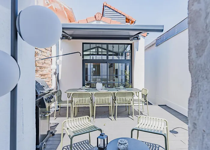 Arcachonnaise Au Centre D'arcachon Classee 3 Etoiles * 아르카숑